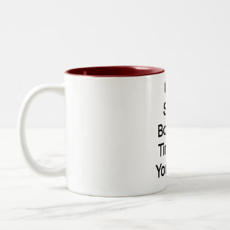 Cool story Boomer - Zeit für ein Nickerchen Zweifarbige Tasse