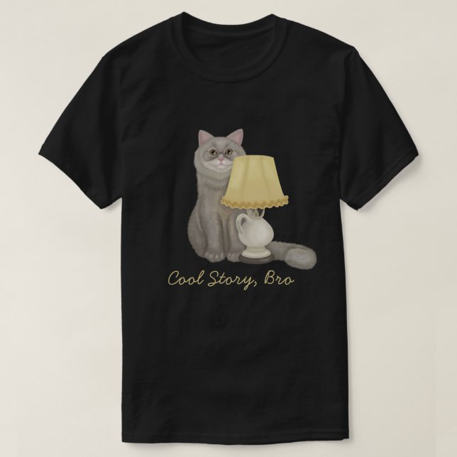 Cool story brate cat T - Shirt (Design vorne)