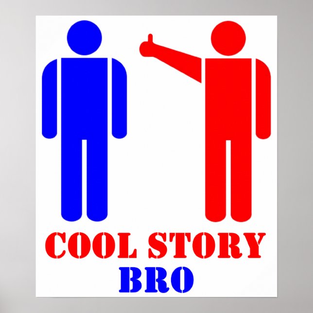Cool Story Bro Ism Poster (Vorne)