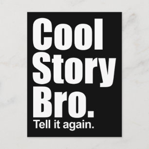 Cool Story Bro. Postkarte