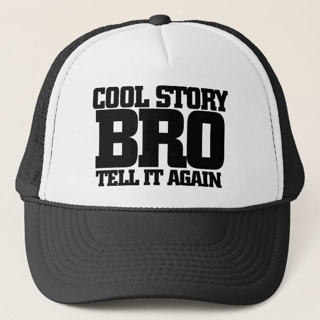 Cool story bro truckerkappe (Vorderseite)