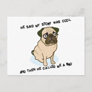 Cool Story Mops Postkarte
