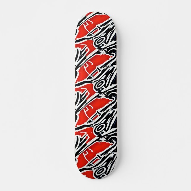 COOL STREET POP ART SKATEBOARD (Vorne)