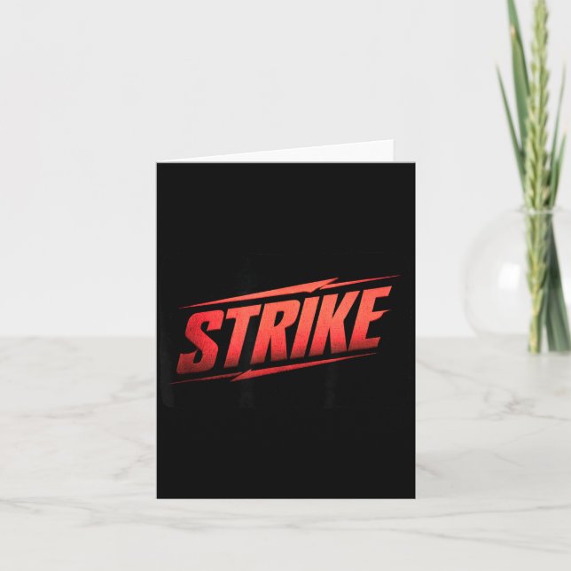 Cool Strike Kostüm Karte (Vorderseite)