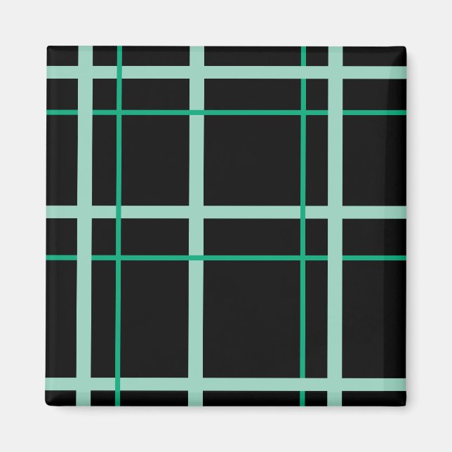 Cool Striped Pattern Magnet (Vorne)