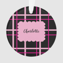 Cool Striped Pattern Ornament