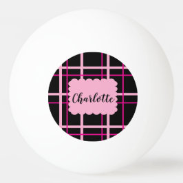 Cool Striped Pattern Tischtennisball