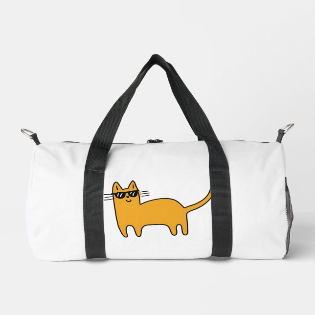 Cool Sunglasses Cat Duffle Bag (Vorderseite)