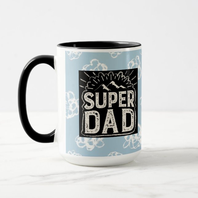 Cool Super Papa Coffee Mug (Gauche)