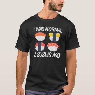 Cool Sushi für Männer Frauen japanischer Sashimi M T-Shirt