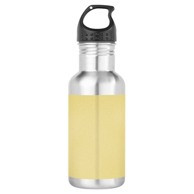 Cool Tan Grainy Look Edelstahlflasche (Vorderseite)