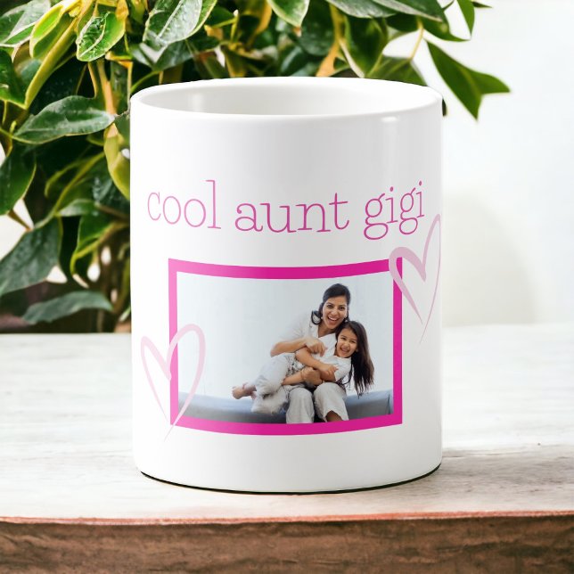 Cool Tante Beste Tante Neue Tante Foto Custom Kaffeetasse (Von Creator hochgeladen)