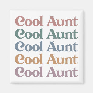 Cool Tante Retro Niedliche Geschenke für Tante Magnet