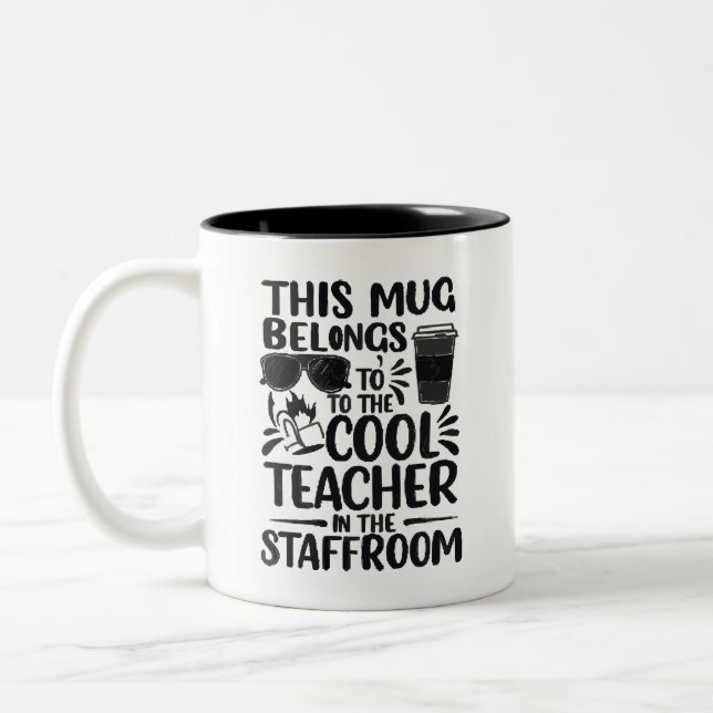 Cool Teacher Staffroom Mug (Gauche)