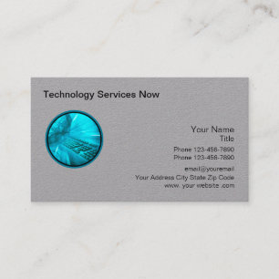 Cool technologie gris carte Stock Cartes de visite