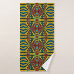 Cool tendance Bleu Rouge Jaune Vintage Tribal Ethn