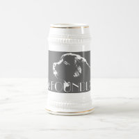 Cool Terre-Neuve Stein de tasse de bière de chien