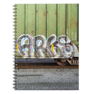 Cool Train Graffiti Notebook Notizblock
