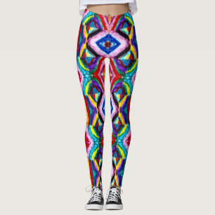 Cool Trendy Angesagt Acid Rave Party Leggings