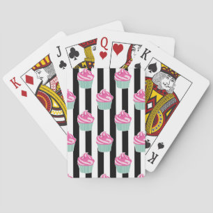 Cool Trendy Black and Wite Spielkarten