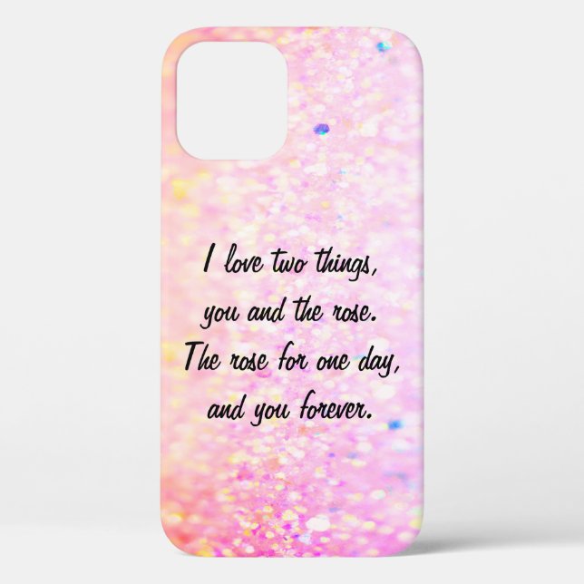 Cool Trendy Glitzer Case-Mate iPhone Case (Rückseite)