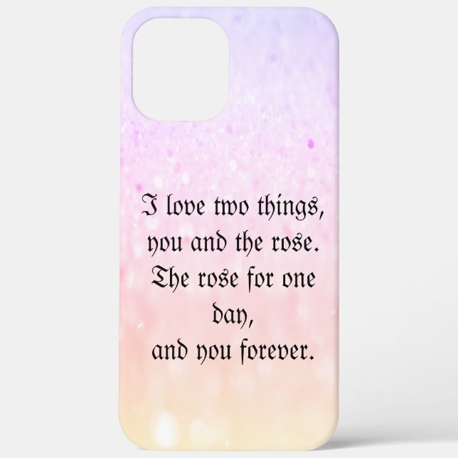 Cool Trendy Glitzer Case-Mate iPhone Case (Rückseite)