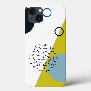Cool, trendy, modern, grün-blaues geometrisches Case-Mate iPhone hülle