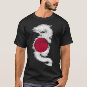 Cool Trippy Dragon EDM Rave technics Japan T-Shirt