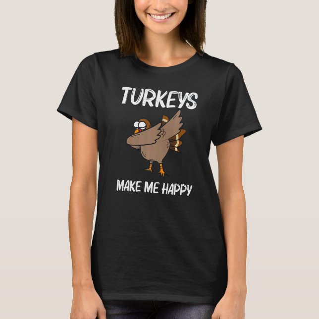 Cool Turkey For Men Women Forest Wild Animal T-Shirt (Vorderseite)