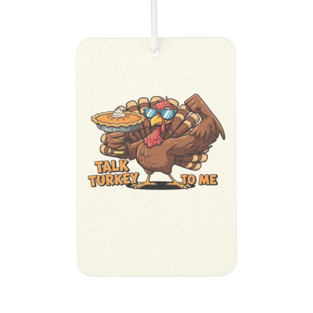 Cool Turkey Thanksgiving Funny Classic T-Shirt_1.p Autolufterfrischer (Vorderseite)