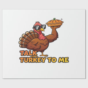 Cool Turkey Thanksgiving Funny Classic T-Shirt.png Geschenkpapier
