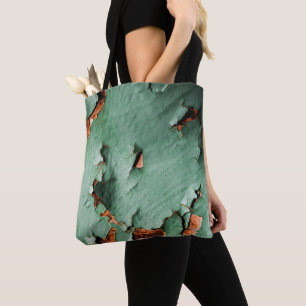 Cool türkisfarbenes Rostmetall Tasche