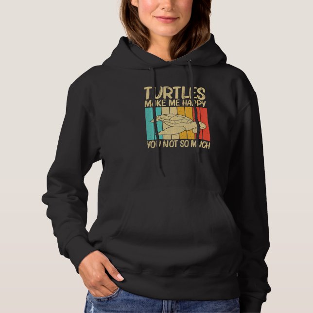 Cool Turtle For Men Women Sea Turtle Aquatic Anima Hoodie (Vorderseite)