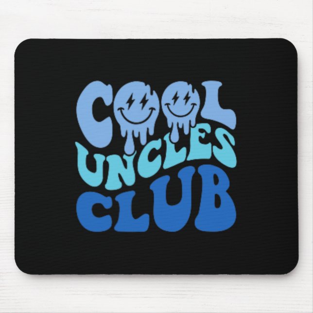 Cool Uncles Club Best Uncle Ever Funny Vathday Mousepad (Vorne)
