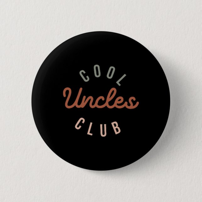 Cool Uncles Club Best Unver Funny Pocket Fath Button (Vorderseite)