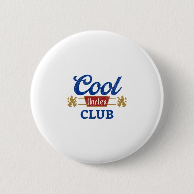 Cool Uncles Club Best Unver Funny Pocket Fath Button (Vorderseite)