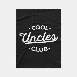 Cool Uncles Club Best Unver Funny Pocket Fath Fleecedecke