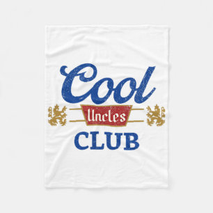 Cool Uncles Club Best Unver Funny Pocket Fath Fleecedecke