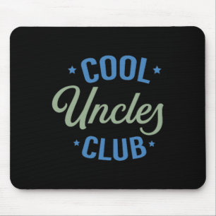 Cool Uncles Club Best Unver Funny Pocket Fath Mousepad