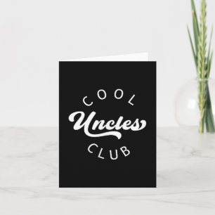 Cool Uncles Club Beste Einheit Ever Funny Pocket Karte