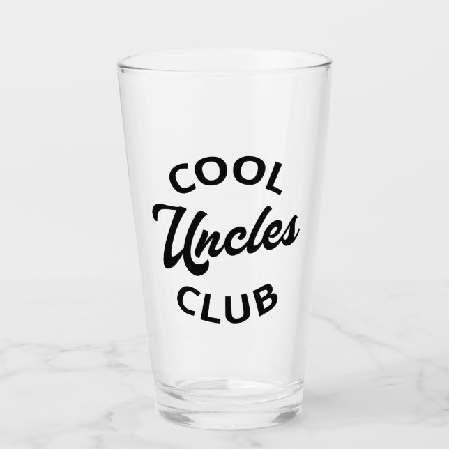 Cool Uncles Club I Glas (Vorderseite)