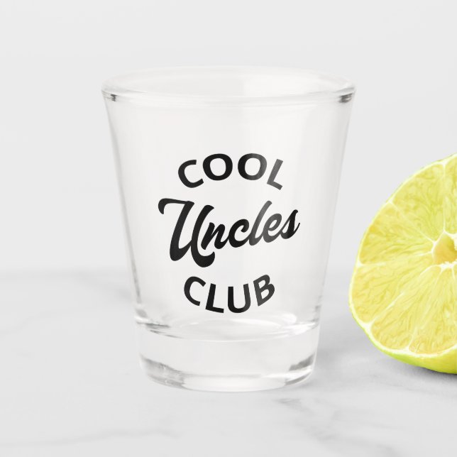 Cool Uncles Club I Schnapsglas (Vorderseite)