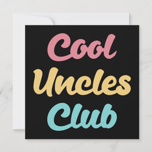 Cool Uncles Club II (Vorderseite)