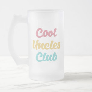 Cool Uncles Club II Mattglas Bierglas