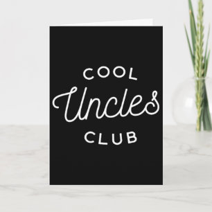 Cool Uncles Club Papa Vati Vater Vatertag Karte