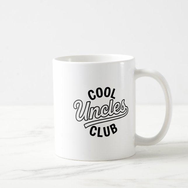 Cool Uncles Club Uncle Ever Funny Cket Fathers Day Kaffeetasse (Rechts)