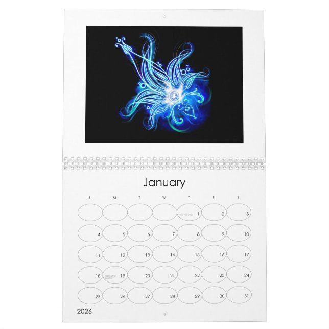 Cool und funky kalender (Jan 2026)