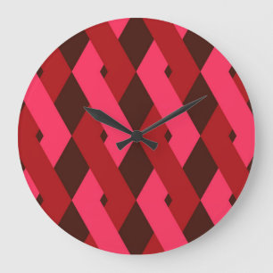 Cool, unique, trendy, urban geometric shapes große wanduhr