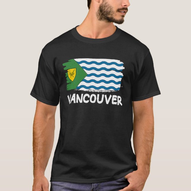 Cool Vancouver Flag T-Shirt (Vorderseite)