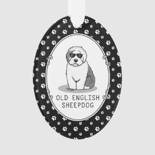 Cool Vieux Chien à mouton anglais (Grey 1) Mignonn